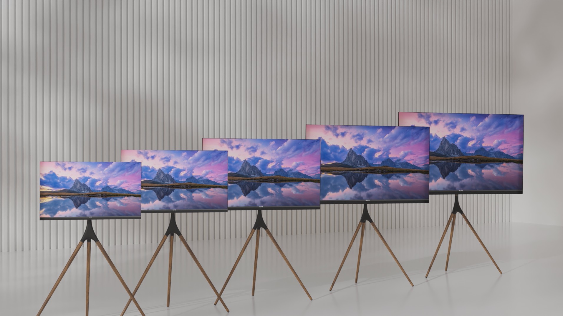 پایه چوبی تلویزیون